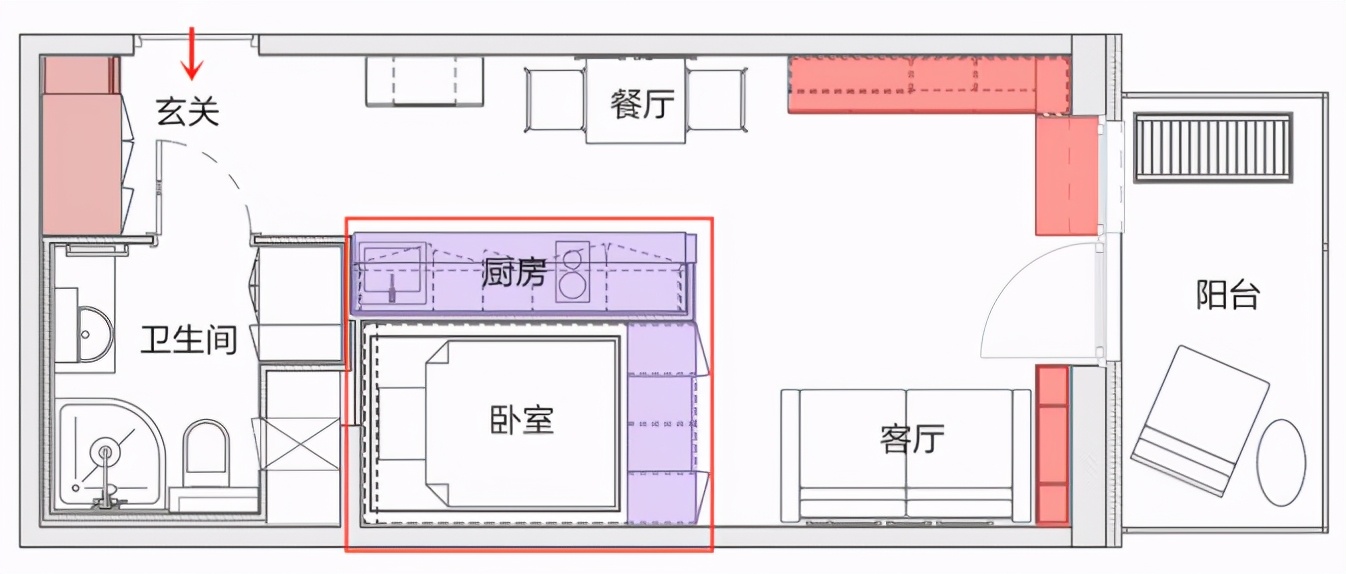 34平小房子怎么裝修 小小的房間居然能變成房中房